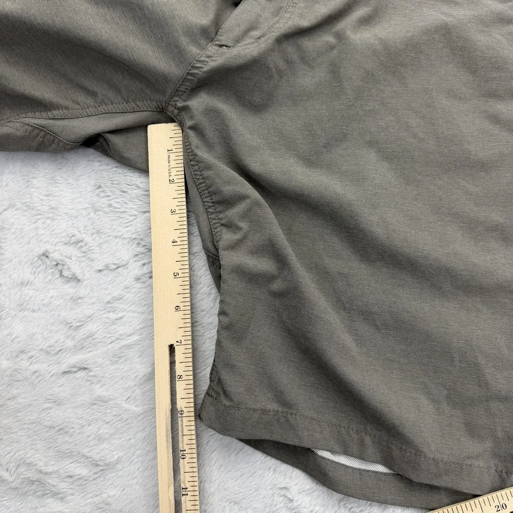 Kuhl Shorts Mens 36 Brown Chino Microfiber Drawstring Pockets 10 Inseam Hiking